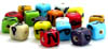 Mixed Alphabatical beads - click here for large view
